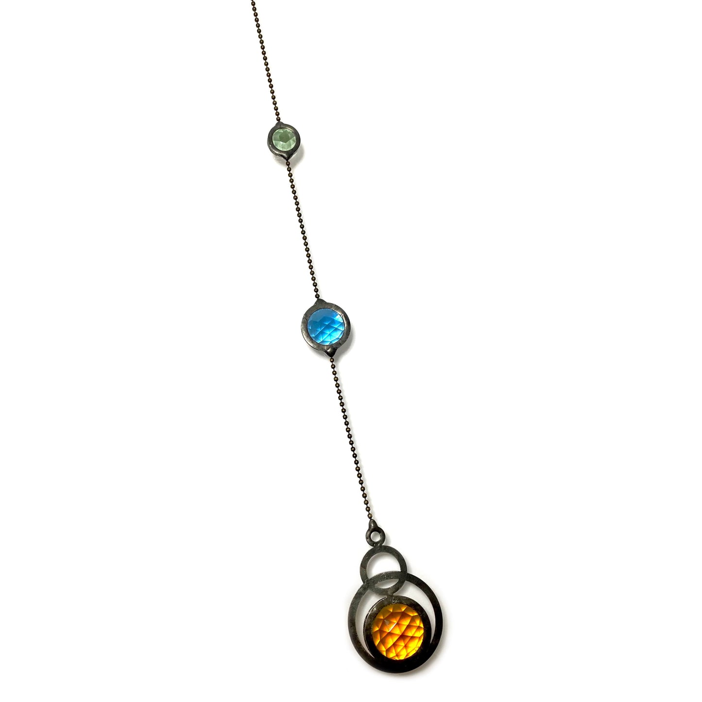 Amber/Turquoise/Sea Foam Eclipse Suncatcher