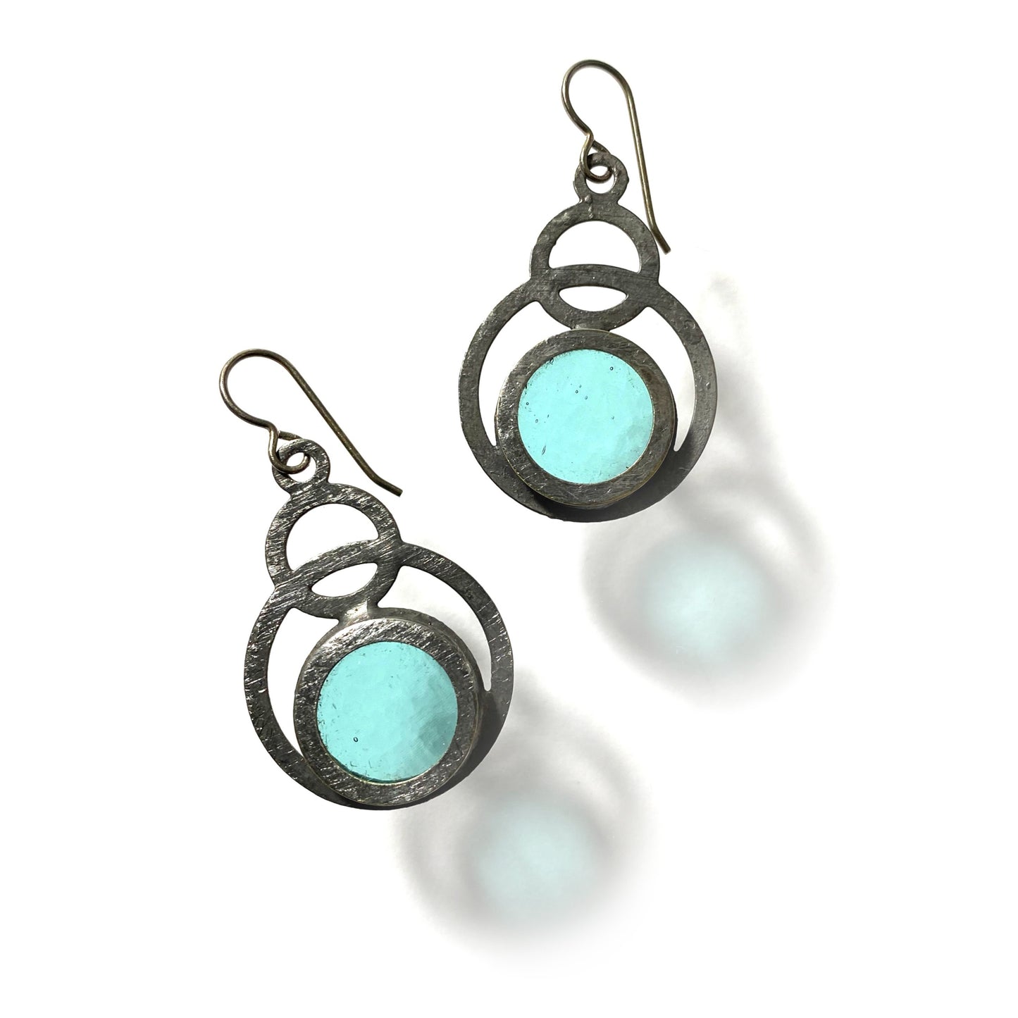 Aqua Eclipse Earrings