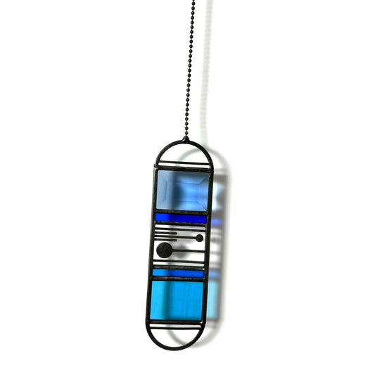 Small Azure/Turquoise Meridian Suncatcher