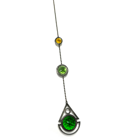 Emerald/Sea Foam/Amber Seafarer Suncatcher