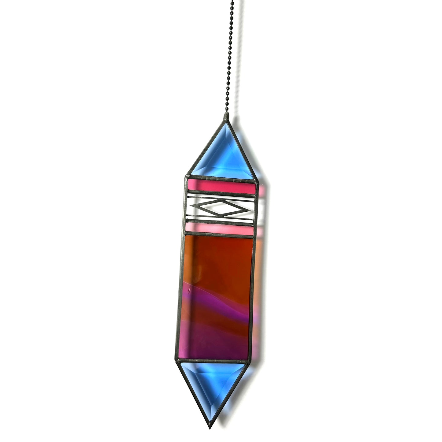 Large Sunset Trigon Suncatcher #27