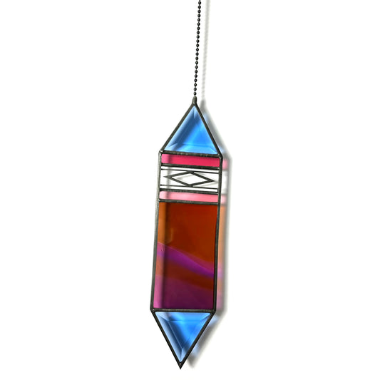 Large Sunset Trigon Suncatcher #27