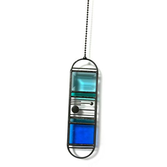 Small Turquoise/Sapphire Meridian Suncatcher